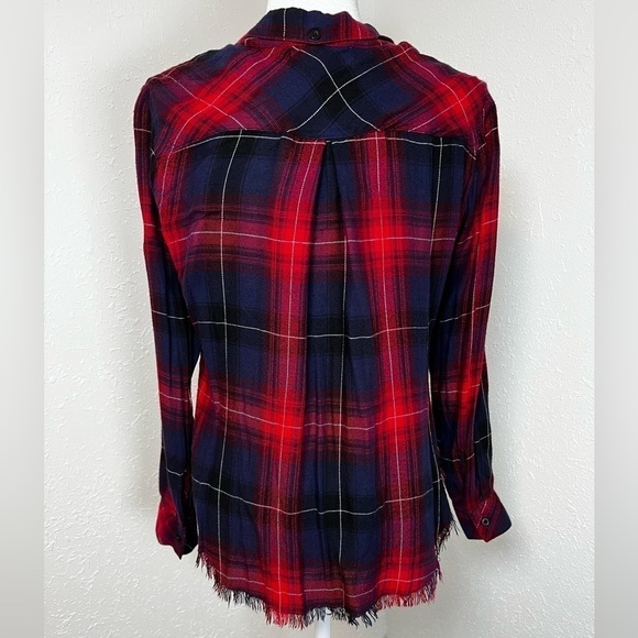 Cloth & Stone Vibrant Plaid Button Down Shirt - Picture 3 of 6